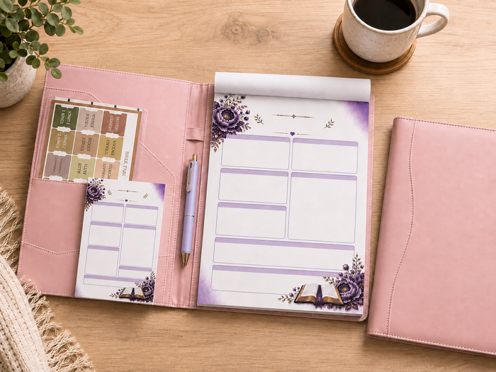 Flower Bible Notepad Bundle