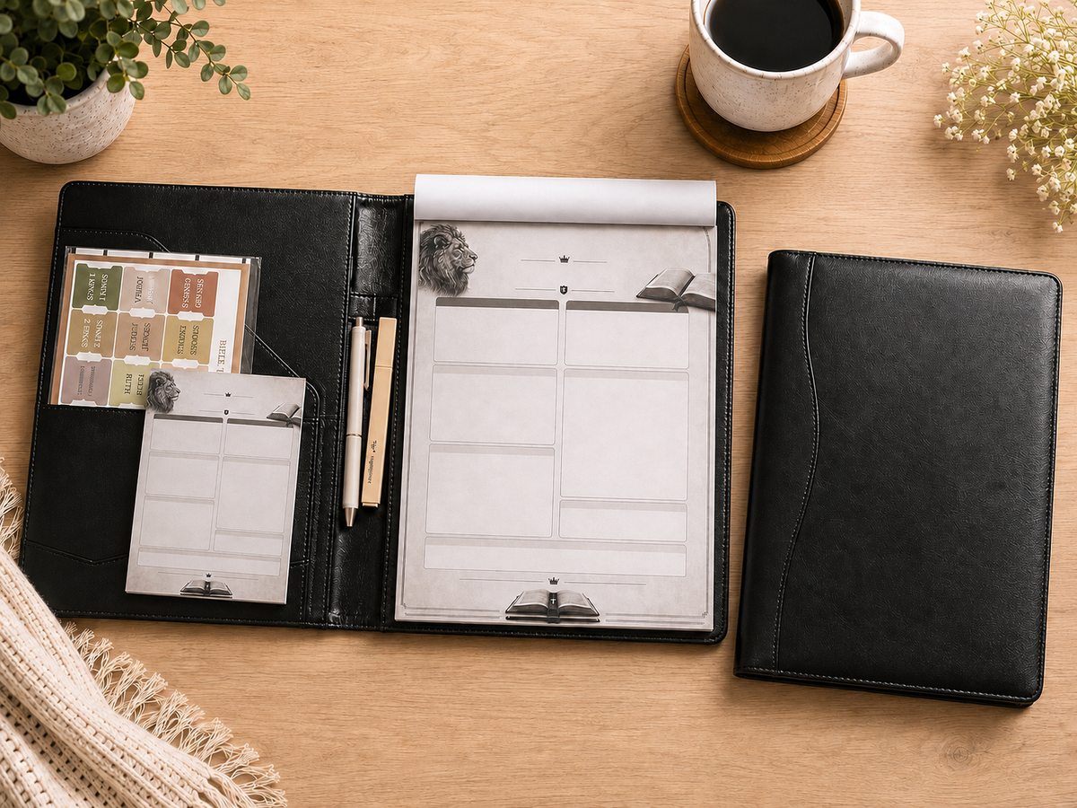 Lion Bible Notepad Bundle